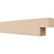 Ekena Millwork 4in. W x 6in. H x 28in. L Chapel Hill Woodgrain TimberThane Rafter Tail, Primed Tan RFTUR04X06X28CHPRCPR - alternate 1